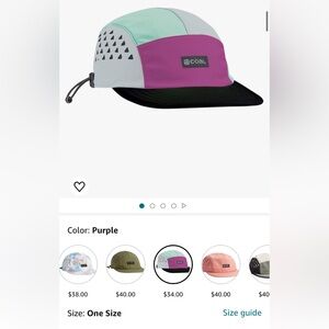 Purple Coal Provo 5-Panel Cap